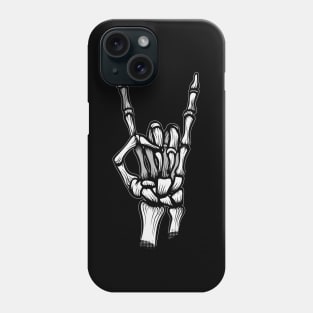 Skull hand Rock n' Roll Phone Case