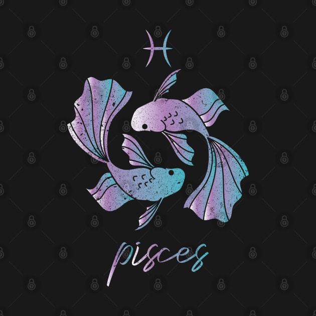 Pisces Zodiac by Moon Phase Design