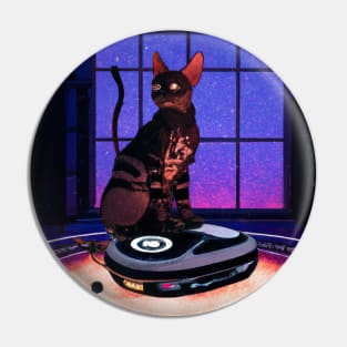 Cyberpunk Kitty Pin