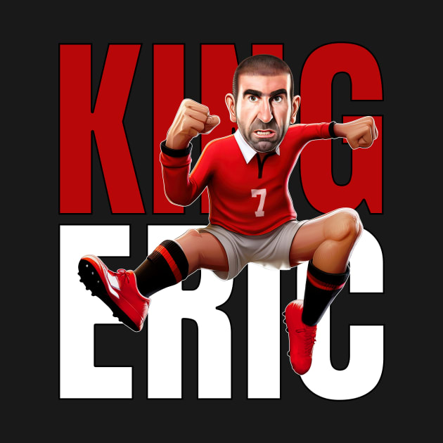 Eric Cantona caricature Cantona TShirt TeePublic