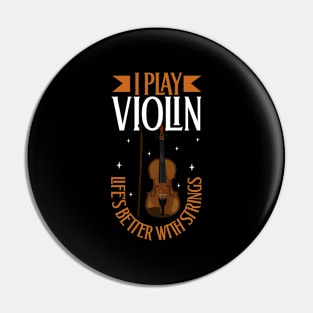 I play Violin Pin