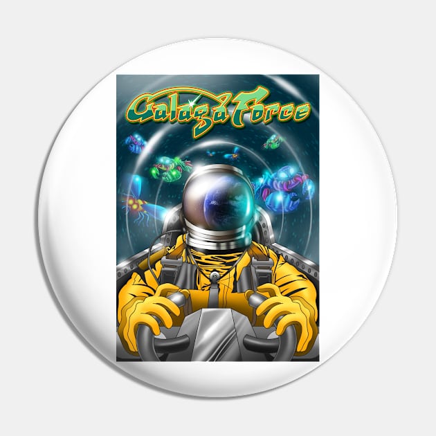 Galaga Force Pin by Pigeon585