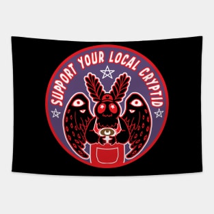 Support your local cryptid mothman Tapestry