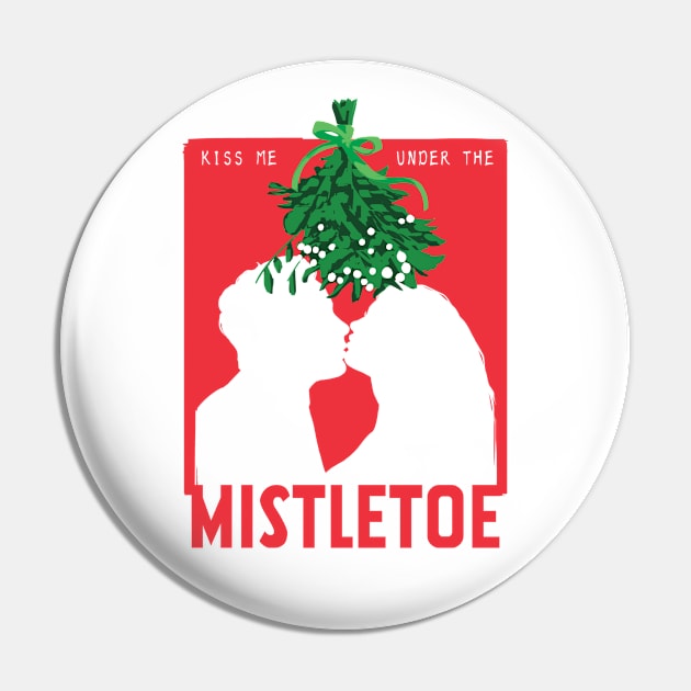 Mistletoe Pin by NatliseArt