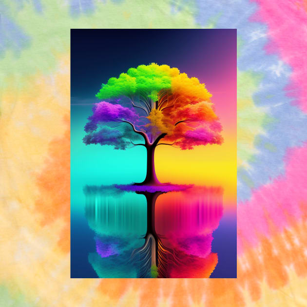 tree-colour-printed-clothing-t-shirt-teepublic