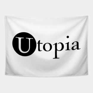 Utopia Merch Utopia Logo Tapestry