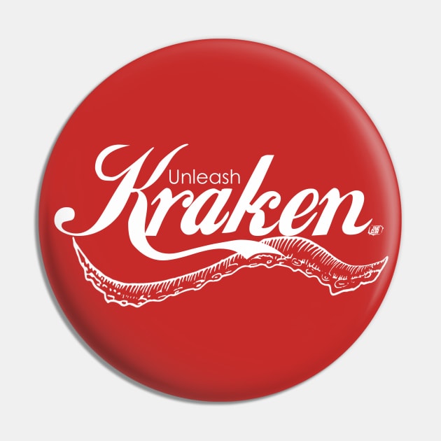 Unleash Kraken Pin by EnchantedTikiTees