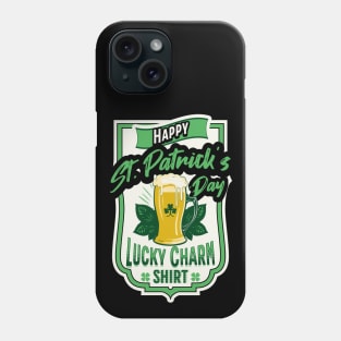 Happy St Patrick's Day Lucky Shamrock Phone Case