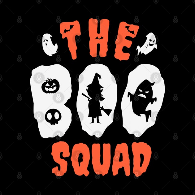 Halloween Boo Squad T-shirt by JabsCreative