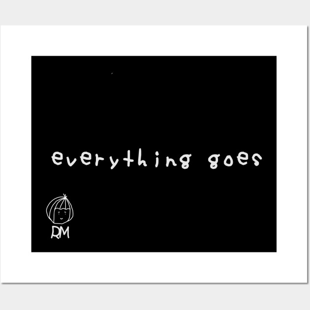 Everything Goes BTS Poster Lyrics Song Lyrics Print 