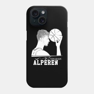 Alperen Sengun | white retro Phone Case