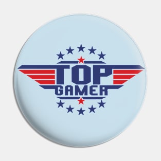 Top Aviation Pilot Gamer Funny Retro Cool Gaming Pin