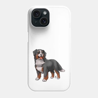 Dog - Bernese Mountain Dog - Black and Rust Phone Case