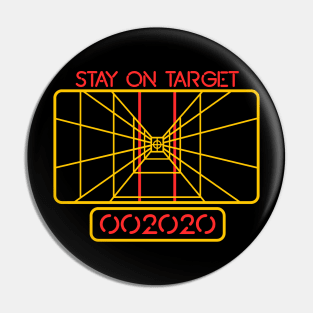 Stay on Target 2020 (incl. face mask) Pin