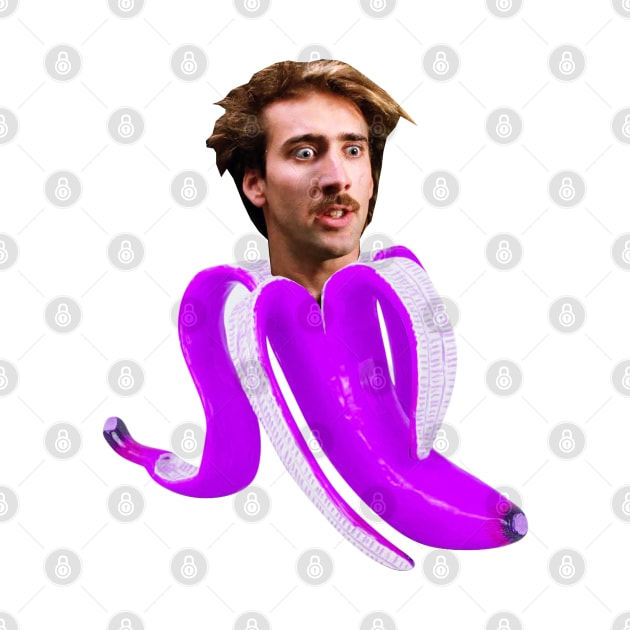 Nicholas cage banana by YaiVargas