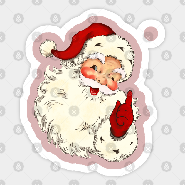 Vintage Santa No. 4 - Santa Claus - Sticker