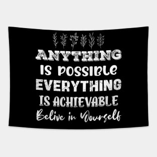 Anything is Possible in Light Font Tapestry