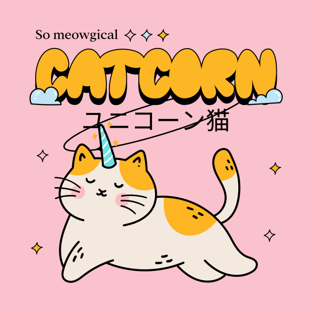 Cute Cat Unicorn by Tip Top Tee's