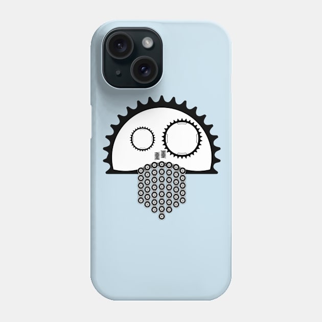 MTB Skull Phone Case by Bongonation