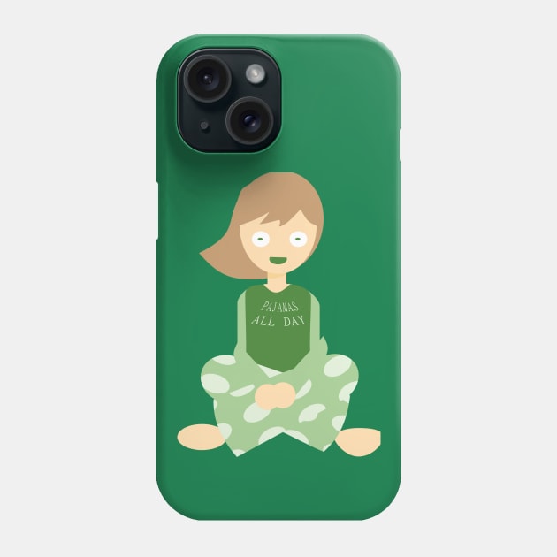 Pajamas all day Phone Case by Bunlinked