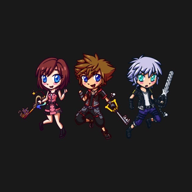 The Paopu Trio KHIII Chibis by LankySandwich