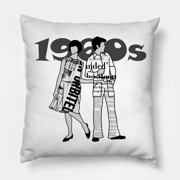 1960s Era Pillow by AYar