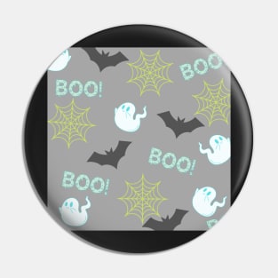 Halloween Spooky Pattern Pin