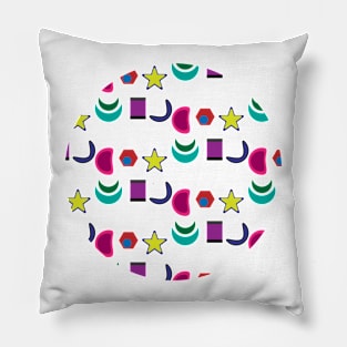 Different colorful shapes Pillow