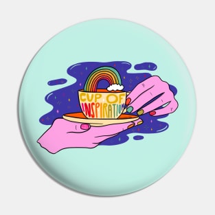 Cup of Inspiration Pin