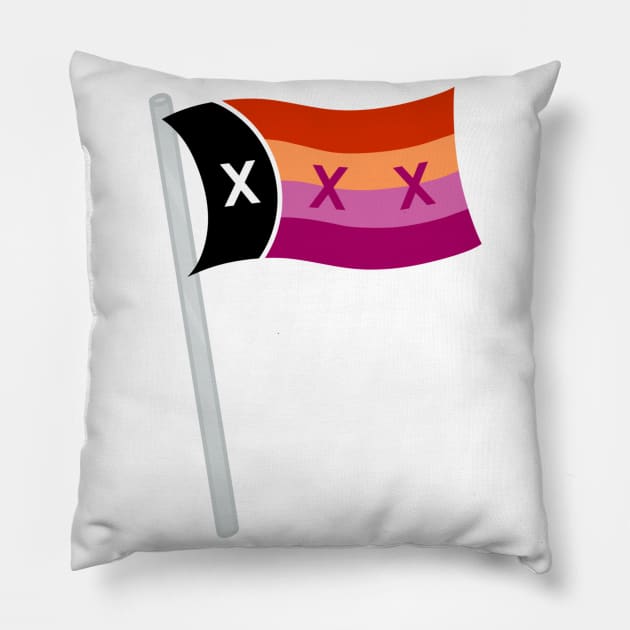 L'Manberg Pride - Lesbian Pillow by WhiteRabbitWeirdo