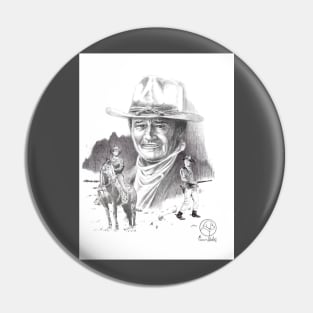 Western Icon John Wayne Pin