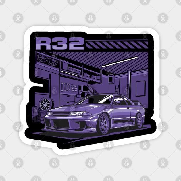 Nissan Skyline R32 Magnet by JDMAPEX