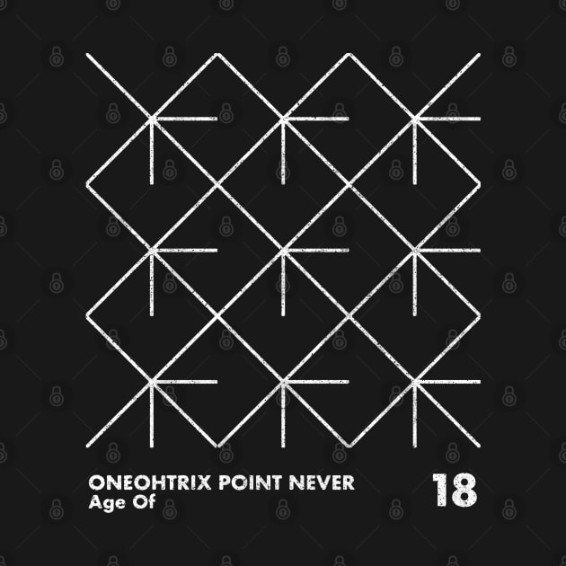 Oneohtrix Point Never /  Minimal Graphic Design Tribute by saudade