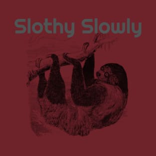 slothy slowly cute t-shirt T-Shirt