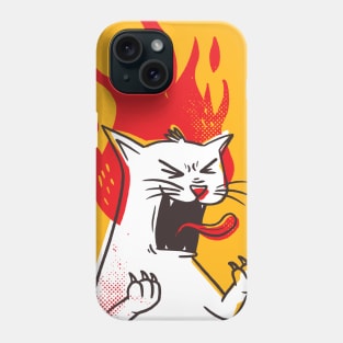 Angry cat Phone Case