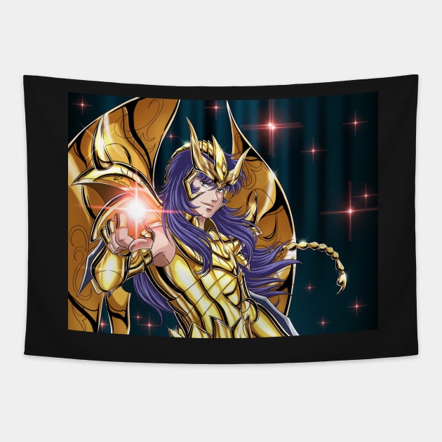 Scorpio Milo Tapestry by Studiokawaii