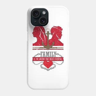 family is the anchor that holds essential White Shirt Phone Case