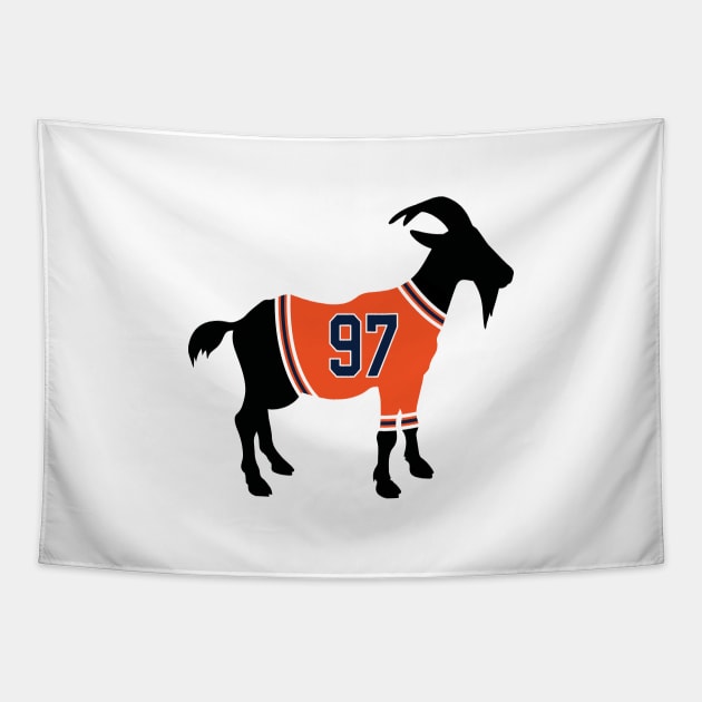 Connor McDavid GOAT Tapestry by cwijeta