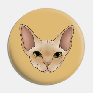 Devon Rex Cream Pin