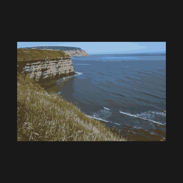 Cliff at Staithes by TyneDesigns