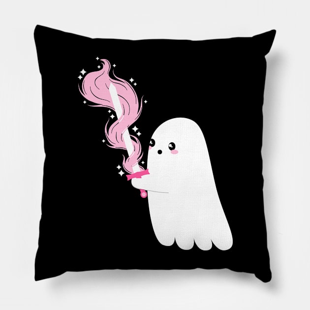 Ghost Sword Pillow by Kimberly Sterling