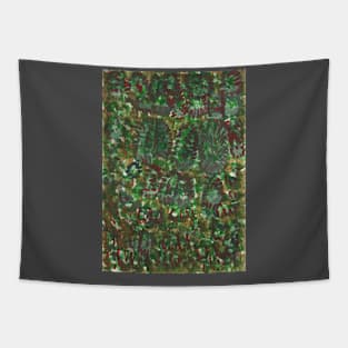 Abstract Floral Pattern Tapestry