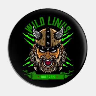 Screaming Viking Pin