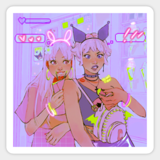 Aesthetic Anime Stickers Teepublic