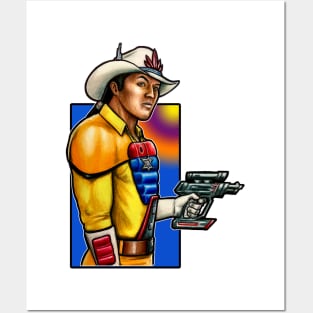 BraveStarr Marshall Bravestarr Art Board Print by JCBA