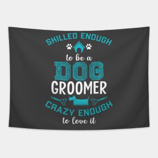 Dog Groomer Tapestry