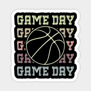 Game Day - Basketball Magnet