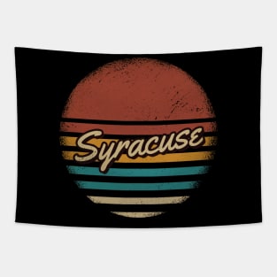 Syracuse Vintage Text Tapestry