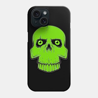 SKULL ON GRID #3 (NO GRID) Phone Case