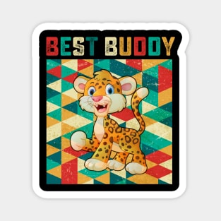 Best Buddy Leopard Magnet